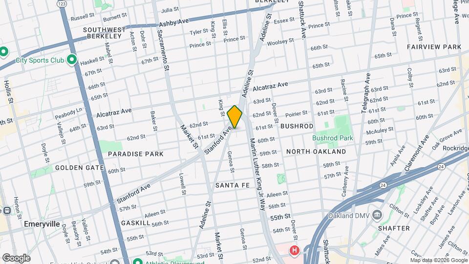 841 61st St Map and Location Details