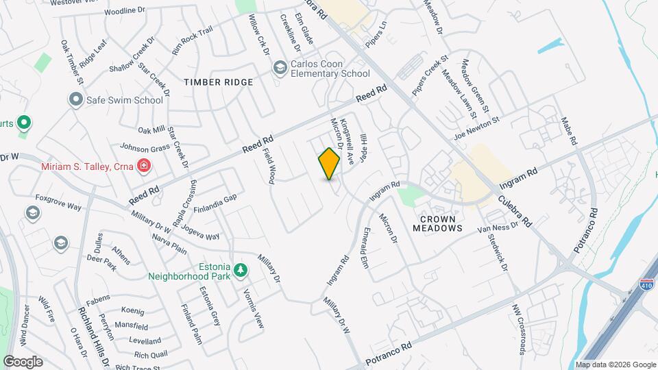 2423 Crown Hollow Map and Location Details