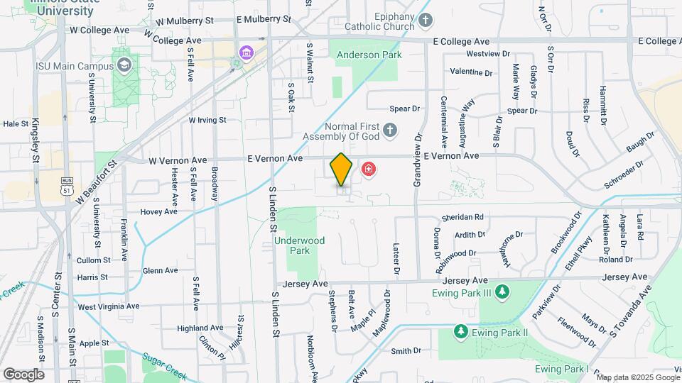 304 Lindell Dr Map and Location Details