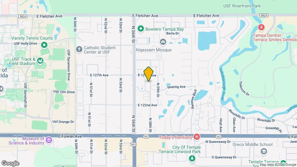 12414 N 58th St Map and Location Details