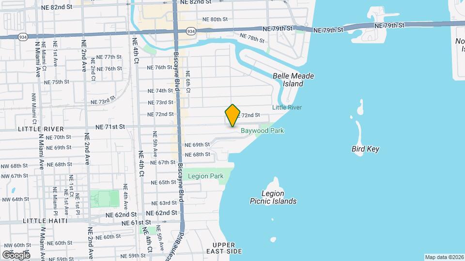 811 NE 70th St Map and Location Details