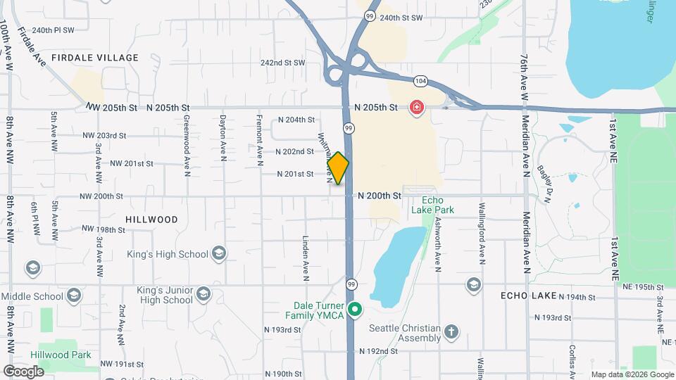 20001 Aurora Ave N Map and Location Details