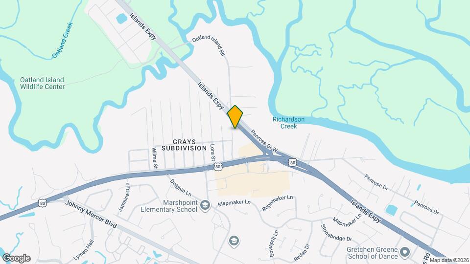 1008 Old Oatland Island Rd Map and Location Details