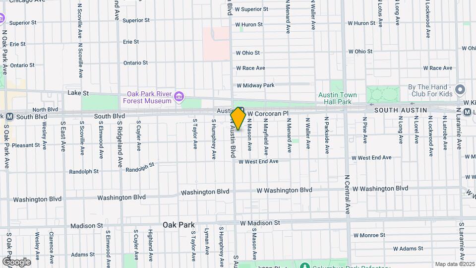 301-313 N. Austin Blvd. Mapa y Detalles de la Ubicación