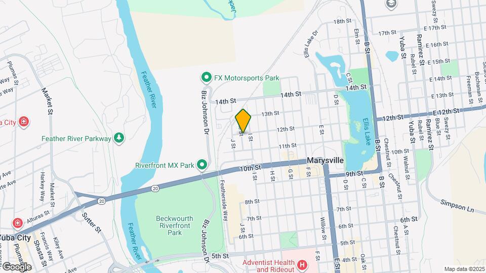 916 12th St Map and Location Details