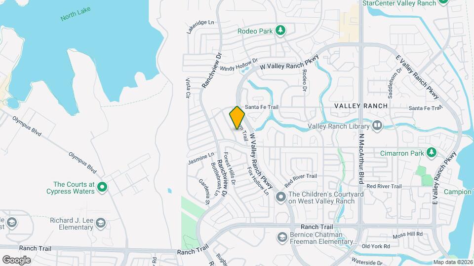 9312 Ponderosa Trail Map and Location Details