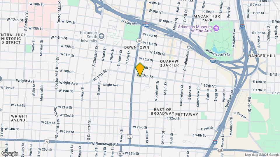 1708 S Spring St Map and Location Details