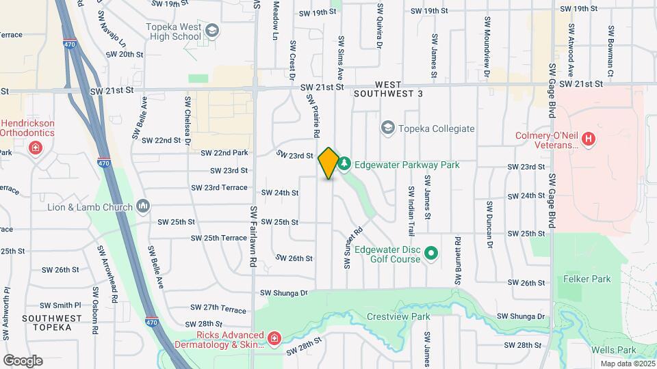 2321 SW Morningside Rd Map and Location Details