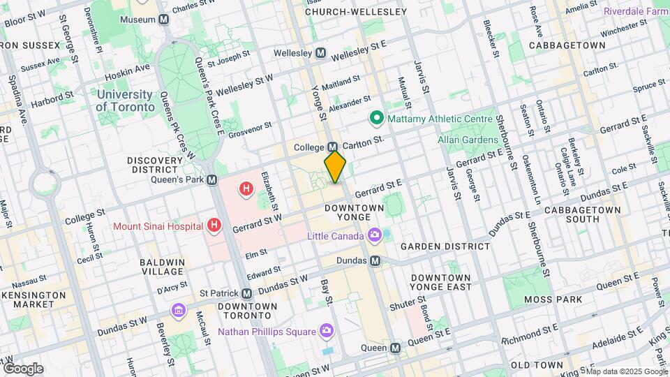 386 Yonge St Map and Location Details