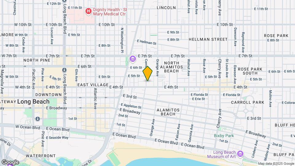 420 Cerritos Ave Map and Location Details