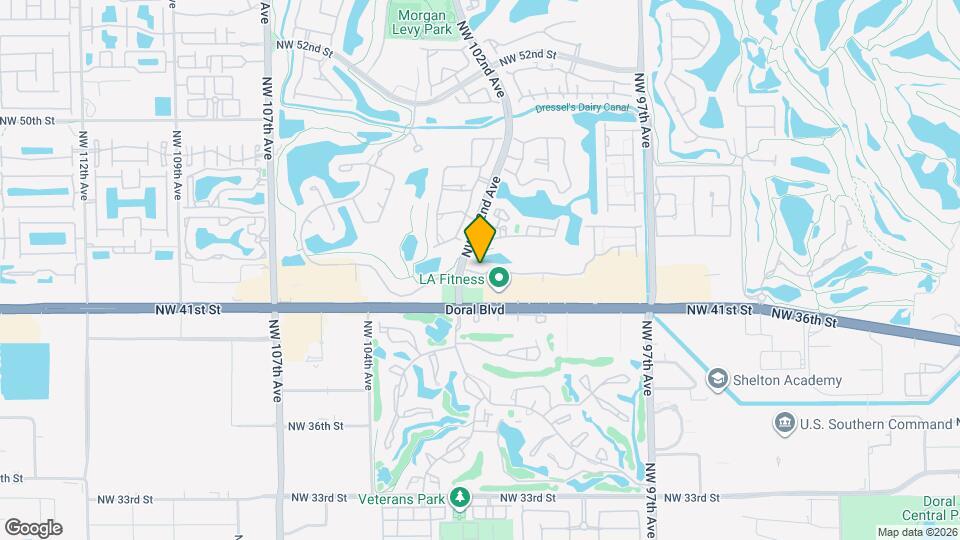 10159 NW 43rd Ter Map and Location Details