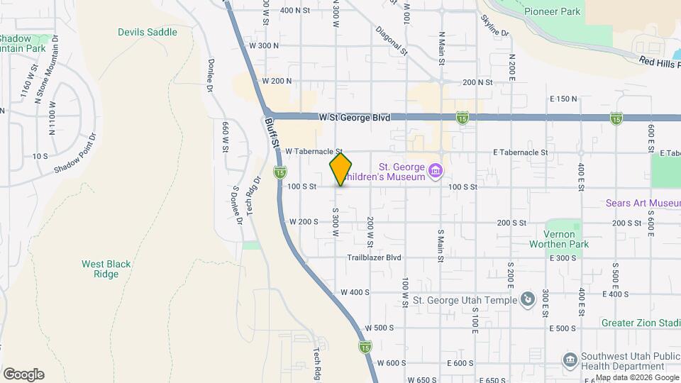 115 S 300 W Map and Location Details