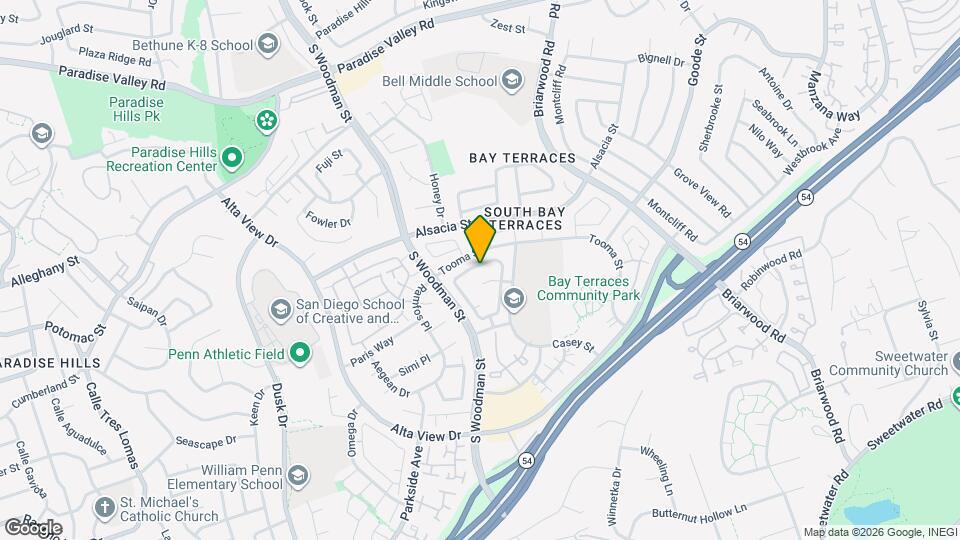 7007 Pembridge Ln Map and Location Details