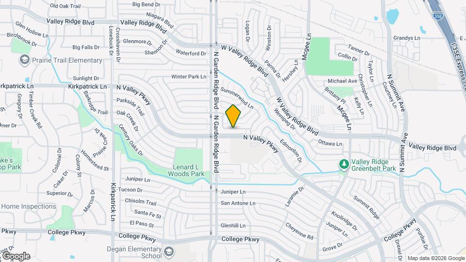 1424 Mayflower Ln Mapa y Detalles de la Ubicación