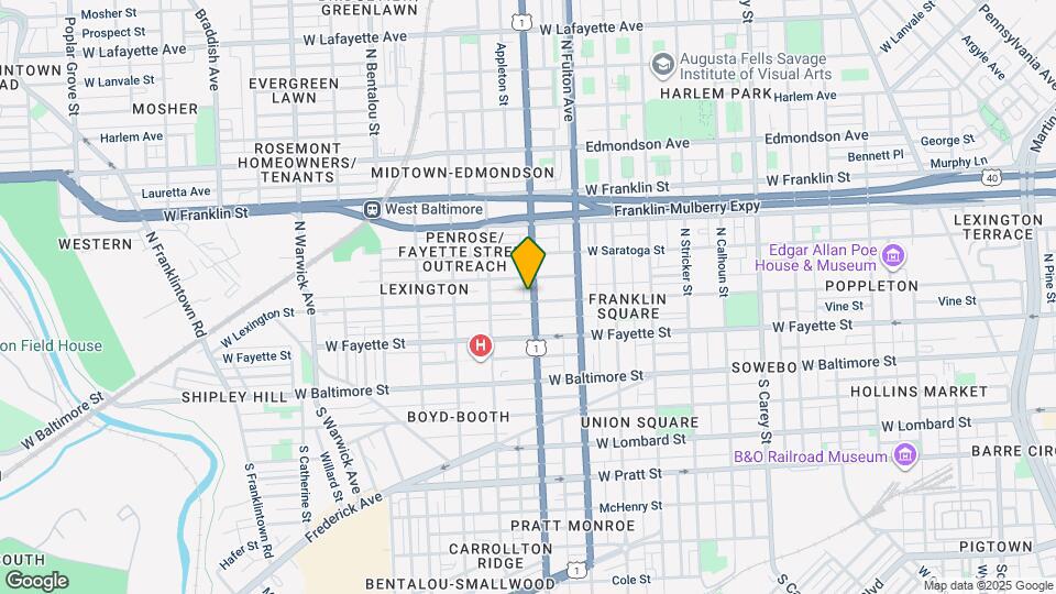 204 N Monroe St Mapa y Detalles de la Ubicación