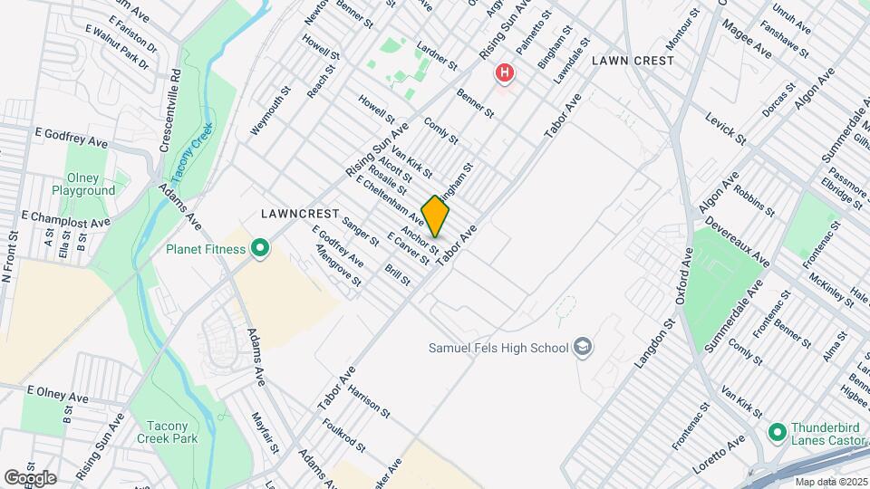 633 Anchor St Map and Location Details