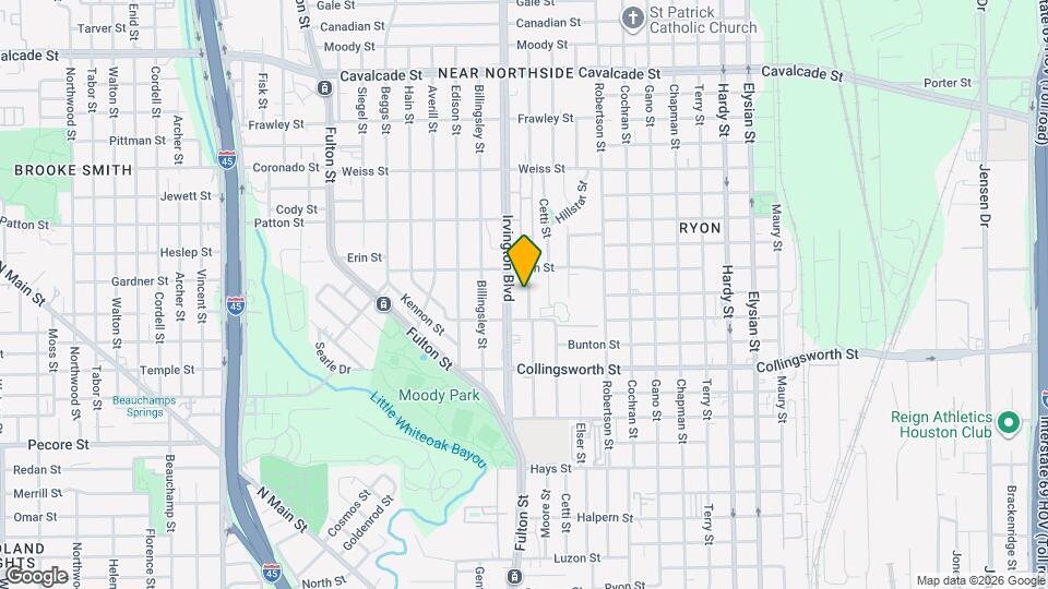 3821 Moore St Map and Location Details