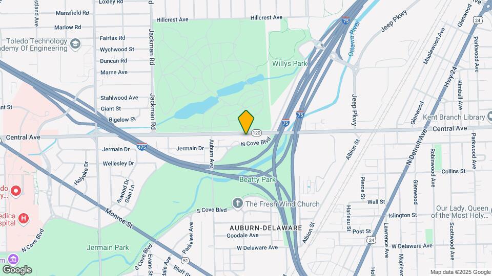 1384 N Cove Blvd Map and Location Details