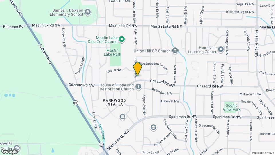 3100 Gayhart Dr NW Map and Location Details