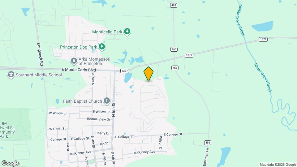 1414 Windermere Wy Map and Location Details