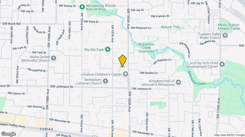 18582 SW Takena Ct Map and Location Details