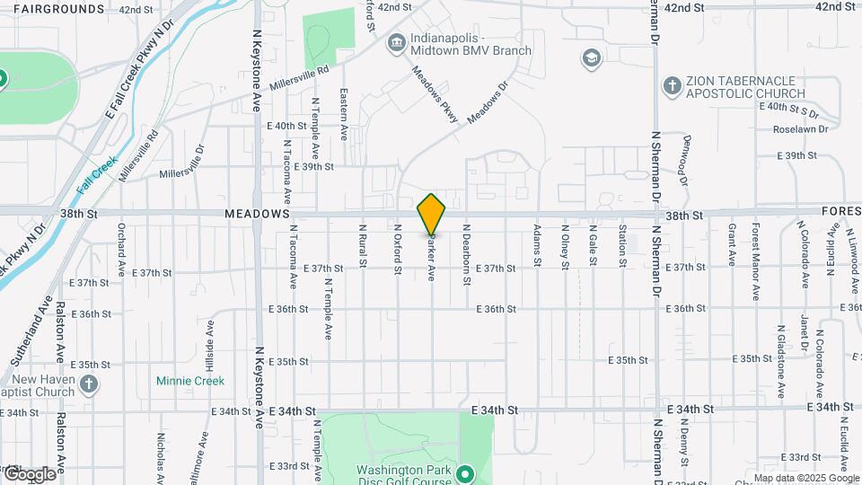 3772 N Parker Ave Map and Location Details