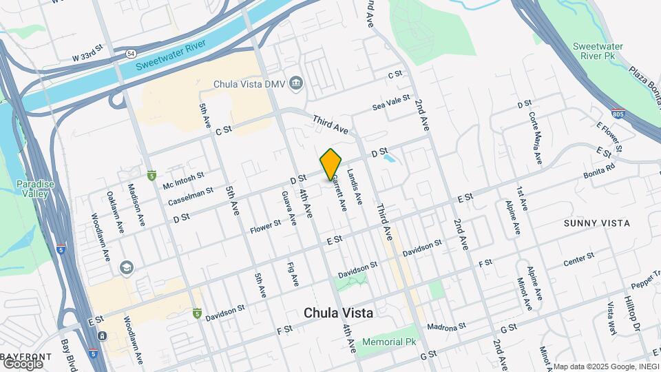 118 Garrett Ave Mapa y Detalles de la Ubicación