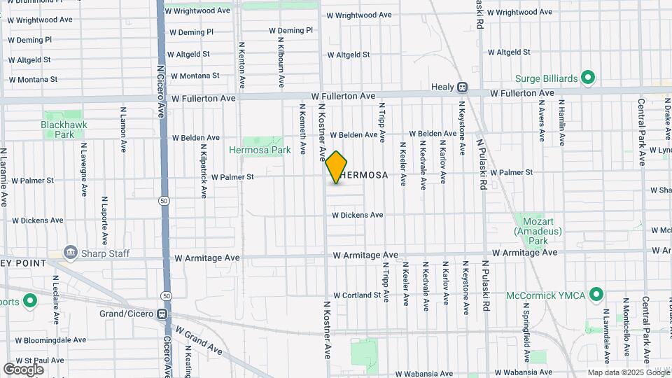 4340 W Shakespeare Ave Map and Location Details