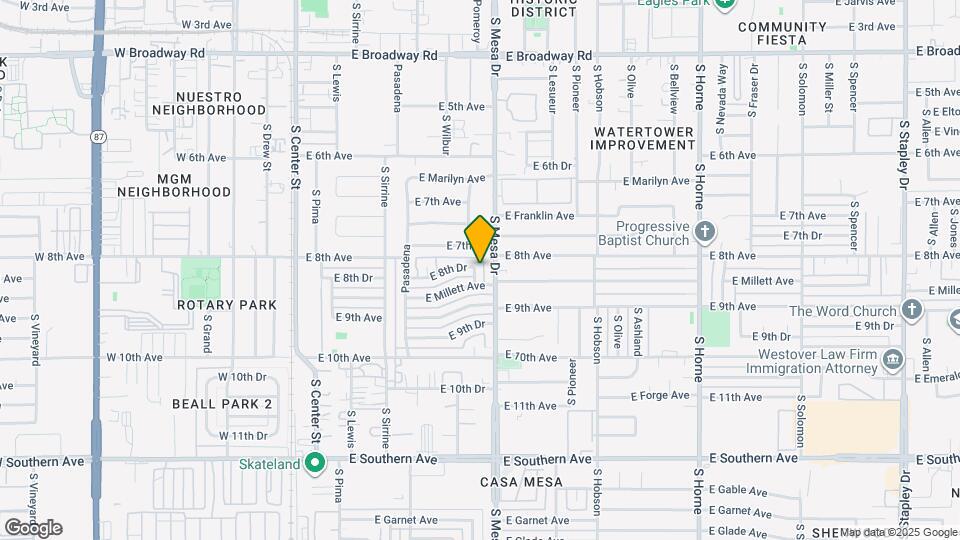 348 E 8th Dr Map and Location Details