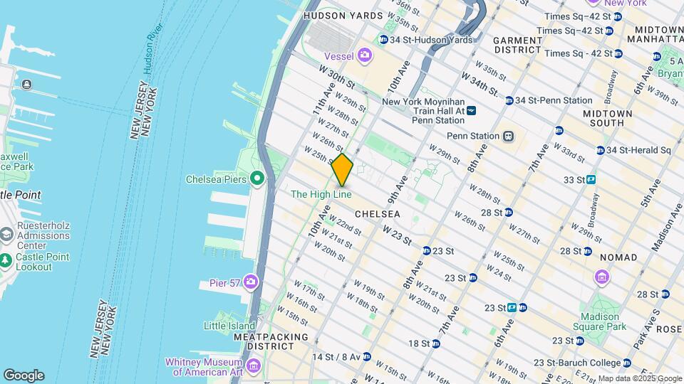 470 W 24 St Map and Location Details