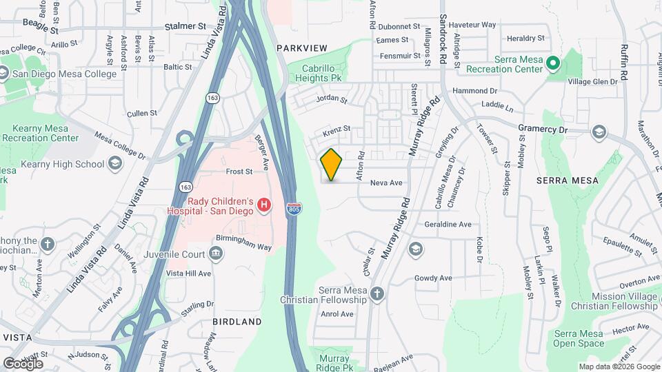 8331 Neva Ave Map and Location Details