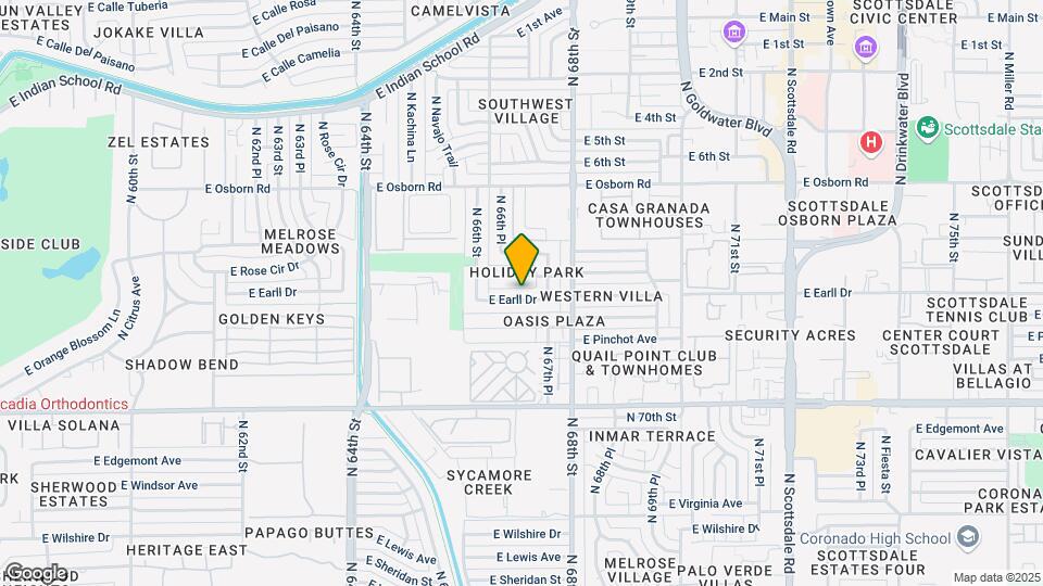 6702 E Earll Dr Mapa y Detalles de la Ubicación