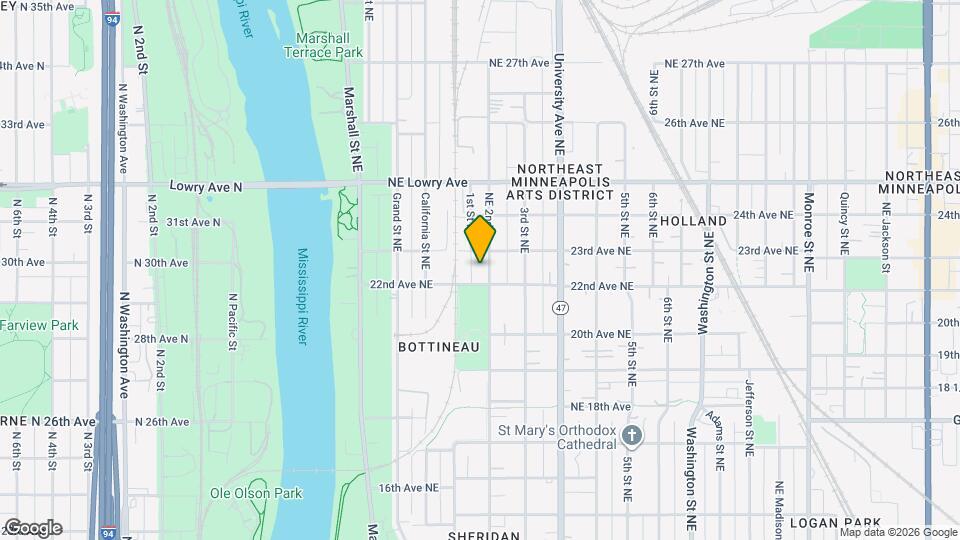 2208 NE 2nd St Map and Location Details