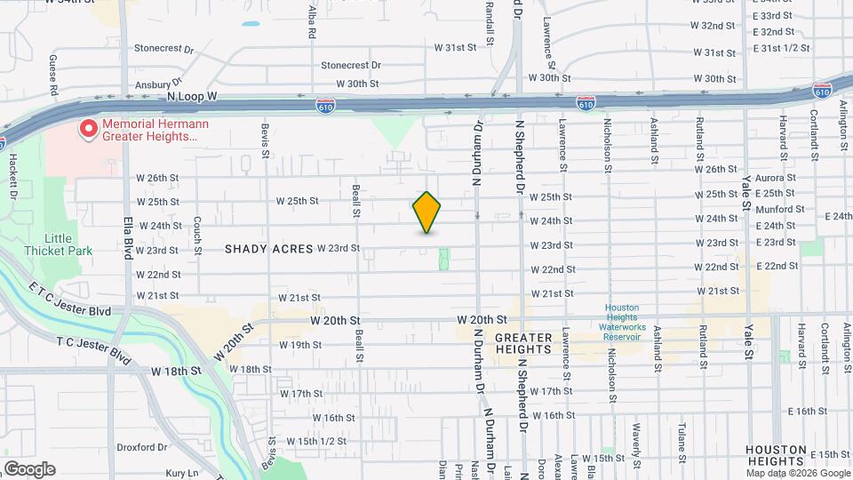 917 W 23rd St Map and Location Details