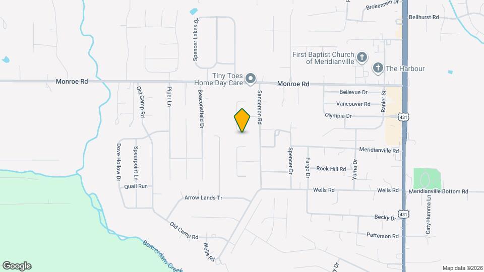 208 S Oxford Cir Map and Location Details