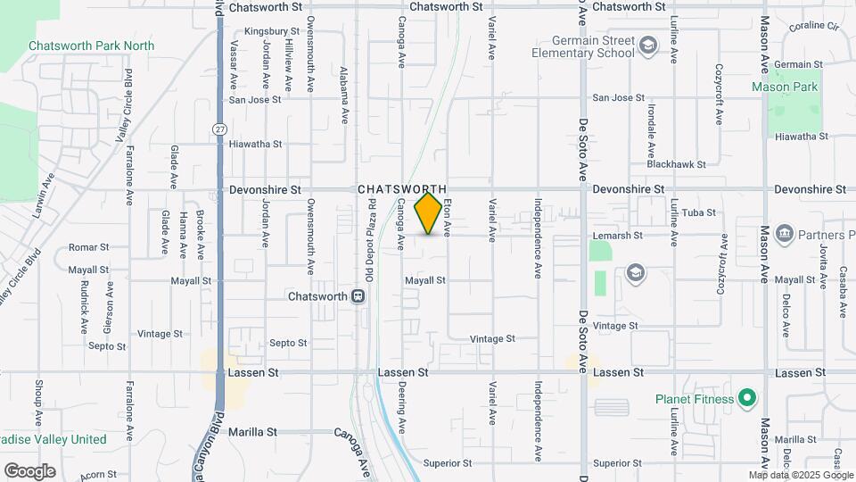 21330 Lemarsh St Mapa y Detalles de la Ubicación