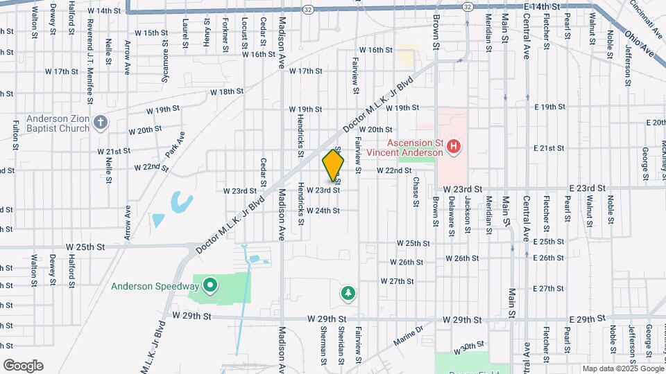 702 W 23rd St Map and Location Details