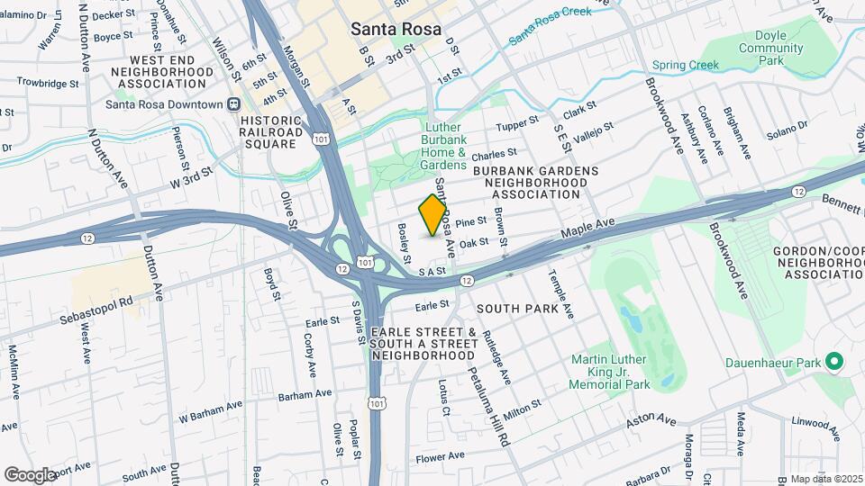 524 Palm St Mapa y Detalles de la Ubicación