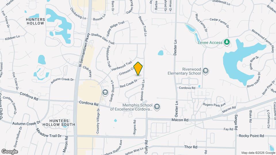 8306 Red Creek Dr Map and Location Details