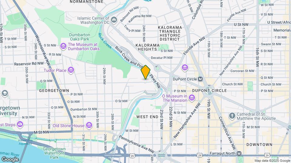 2531 Q St NW Mapa y Detalles de la Ubicación