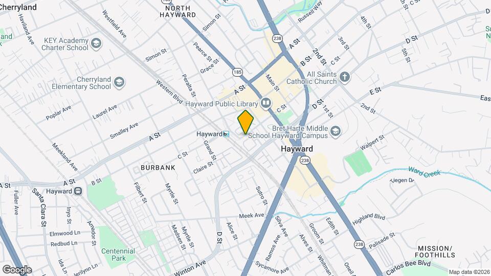 616 Atherton Pl Map and Location Details