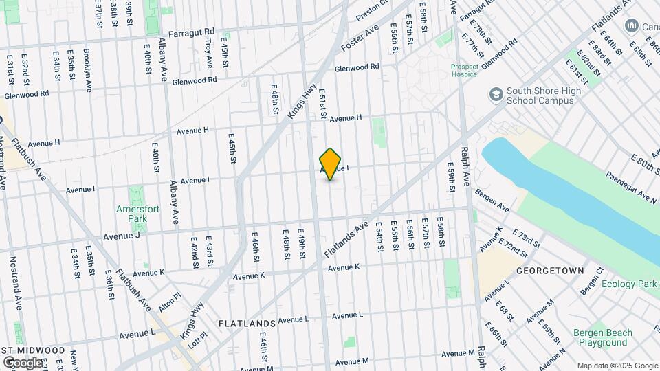 1275 E 51st St-Unit -6-E Map and Location Details