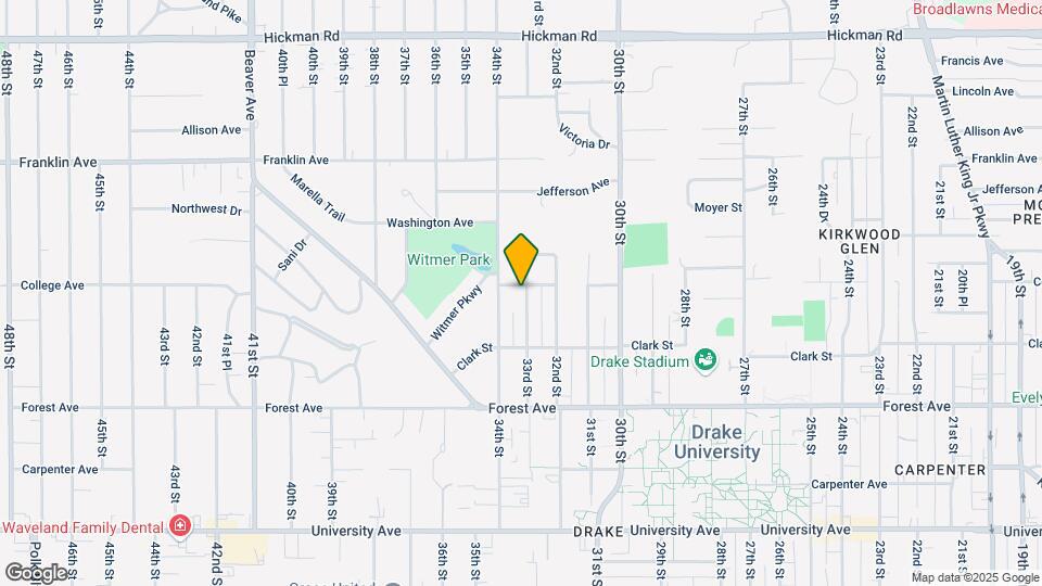 1546 33rd St Map and Location Details