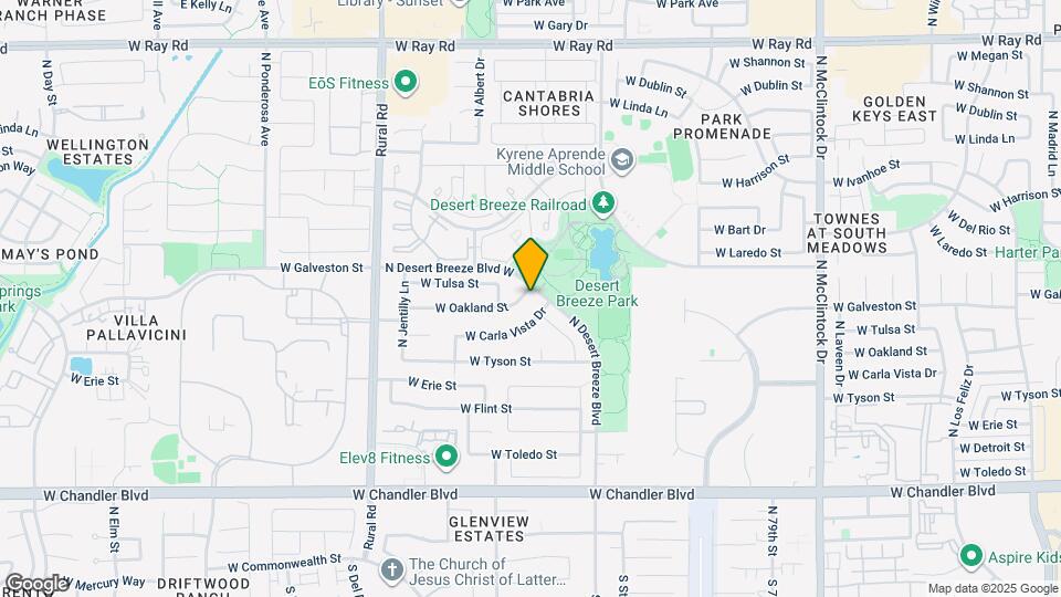 4591 W Oakland St Map and Location Details