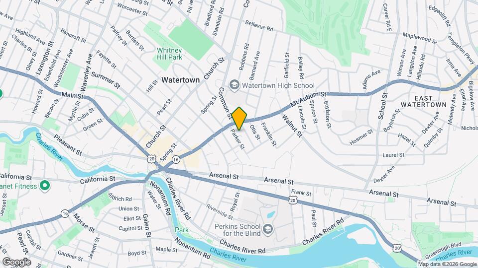 20 Parker St Mapa y Detalles de la Ubicación