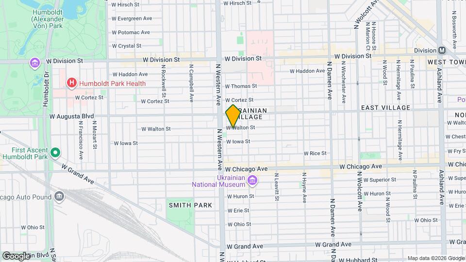 2335 W Walton St Map and Location Details