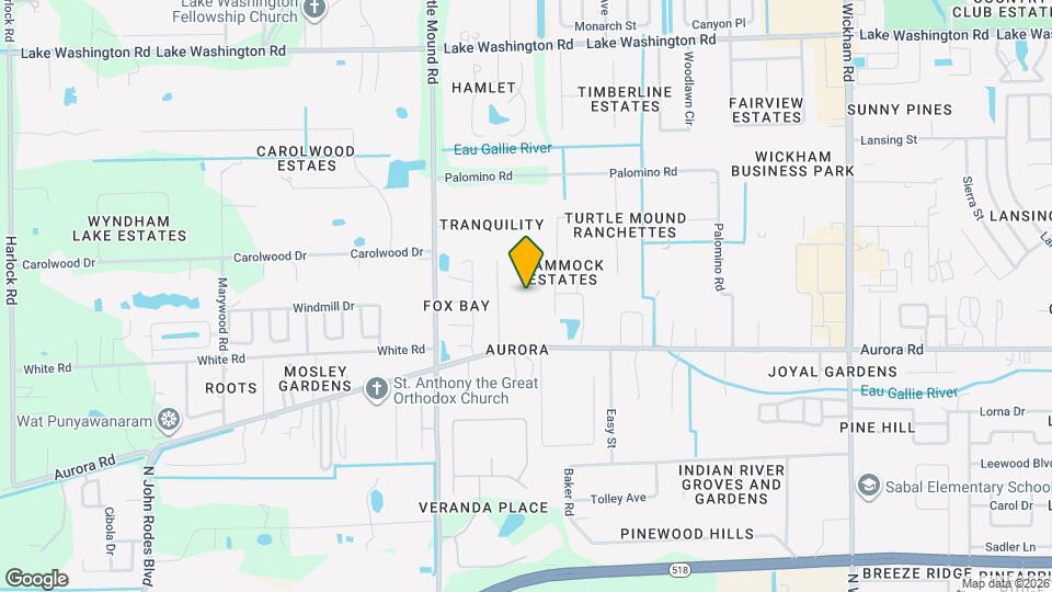 3600 Aurora Rd Map and Location Details