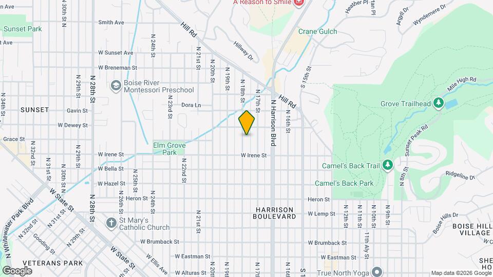 1926 N 18th St Map and Location Details