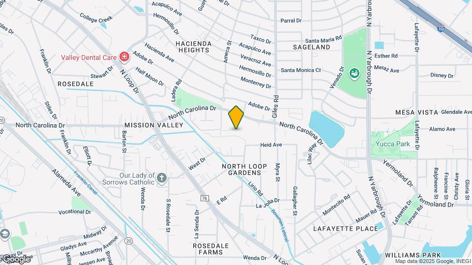 7817 Caliche Dr Map and Location Details