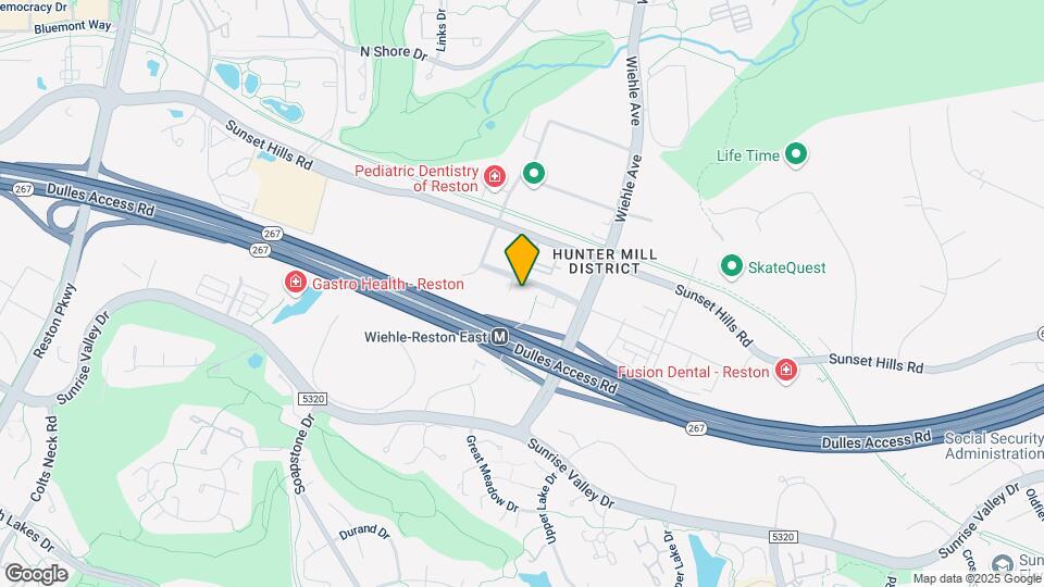 BLVD | Reston Station Mapa y Detalles de la Ubicación